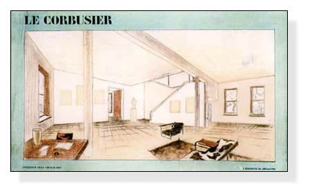 Interieur Villa Church 1927（ル コルビジェ）