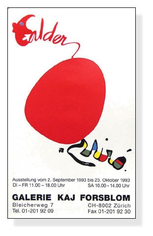 Galerie Kaj Forsblom with MIRO（アレクサンダー カルダー）