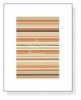 Terracotta Stripes（デュプロック）|ポスター