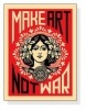 Make Art Not War 2005年（シェパード フェアリー）|ポスター