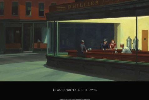 ナイトホークス 【Nighthawks 1942】（エドワード ホッパー）