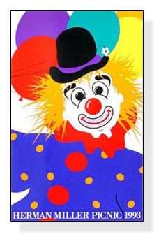 Clown　サマーピクニック 1993年 Kathy Stanton（ハーマンミラー）
