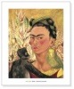 Self-Portrait with Monkey and Parrot、 1942（フリーダ カーロ）|ポスター