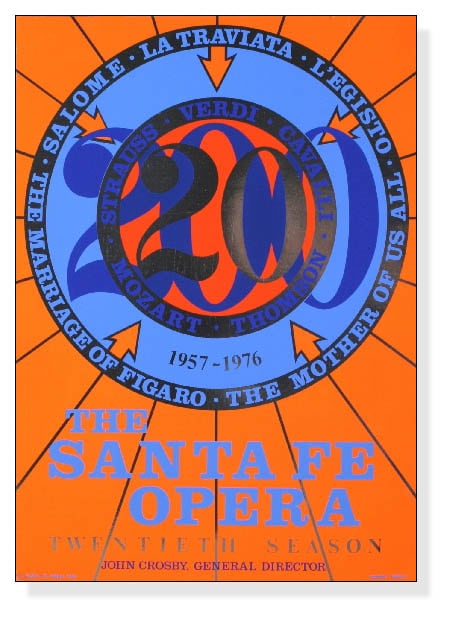 The Santa Fe Opera 1976年 限定3000枚（ロバート インディアナ）