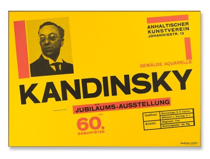 Kandensky60birthday herbert bayer（バウハウス）