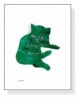 Untitled (Green Cat) c. 1956（アンディ ウォーホル）|ポスター