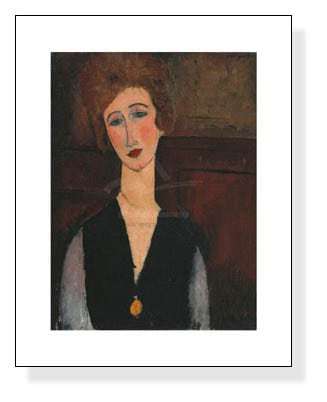 Portrait of a Woman c.1917-1918（アメデオ モディリアーニ）