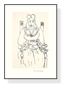 Femme Assisef（アンリ マティス）