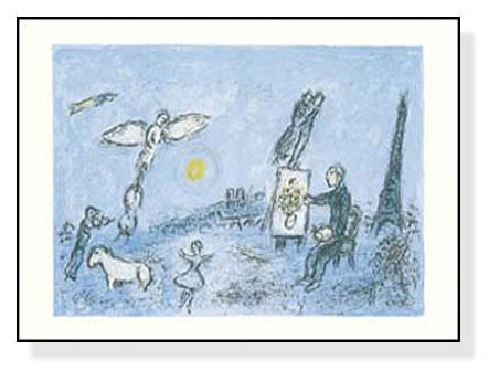 画家とその二重自画像 1981年（マルク シャガール）