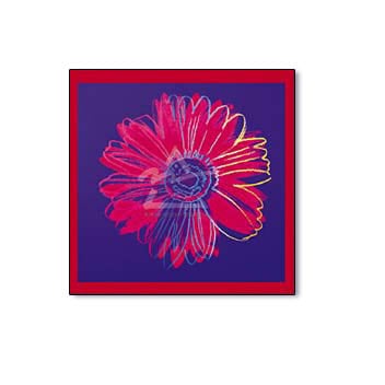 Daisy c.1982 (blue and red)（アンディ ウォーホル）