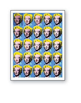 Twenty Five Colored Marilyns 1962（アンディ ウォーホル）