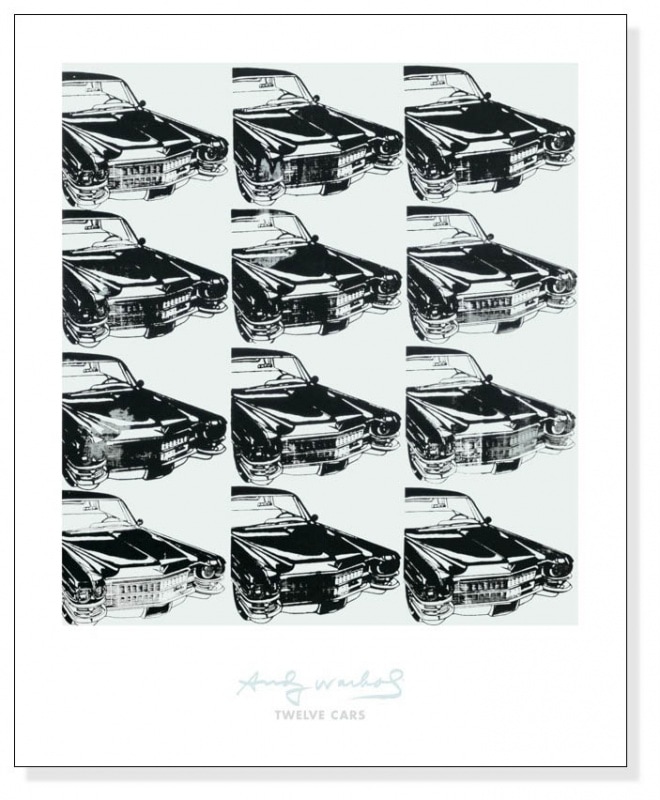 Twelve Cars 1962（アンディ ウォーホル）