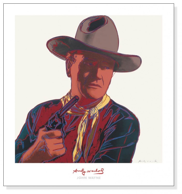Cowboys & Indians John Wayne 201/250 1986（アンディ ウォーホル）