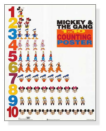 Mickey & Friends　1 to 10 Counting（ディズニー）