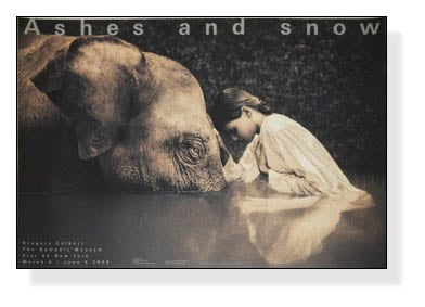 Ashes and snow girl with elephant（グレゴリー コルベール）