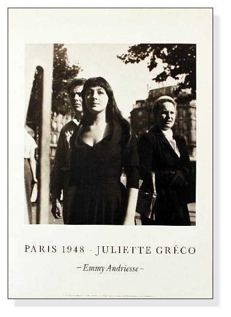Juliette Greco、 Paris (1948)（エミー アンドリーセ）