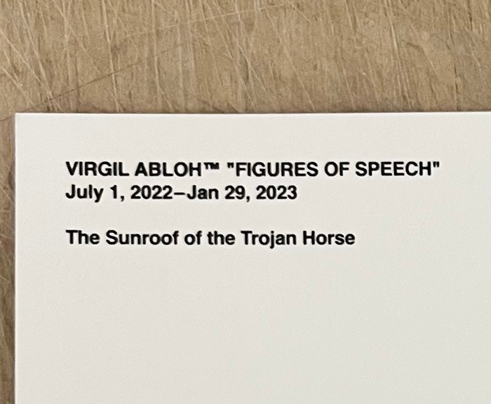 激安な 限定マット額装品/Virgil Abloh Figures of Speech10 コレクション