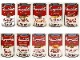 額装品セット/Sunday B Morning Campbells Soup Can Series II キャンベル缶Ⅱ　10枚セット（アンディ ウォーホル）