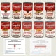 額装品セット/Sunday B Morning Campbells Soup Can Series II キャンベル缶Ⅱ　10枚セット（アンディ ウォーホル）