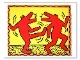 Untitled dancing dogs（キース ヘリング）