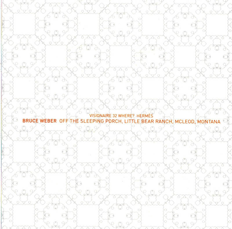 限定マット額装品/HERMES【エルメス】ブルース ウェーバー Off The