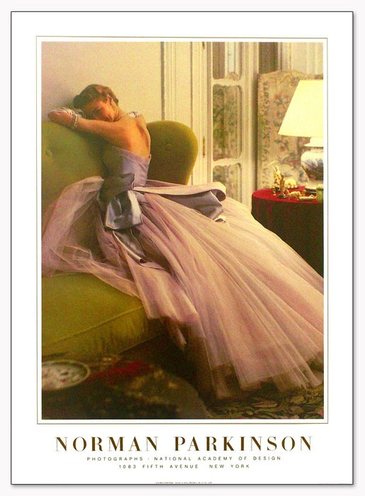 Evening Dress（ノーマン パーキンソン） ポスター販売のアズポスター