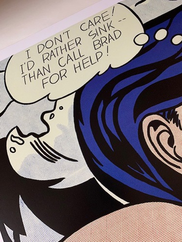 溺れる少女（ロイ リキテンスタイン） ポスター販売のアズポスター