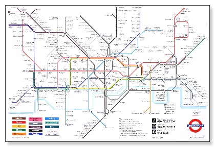 ロンドン　地下鉄のポスター「Art on the Underground」 ロンドン地下鉄のポスター「Art on the Underground」