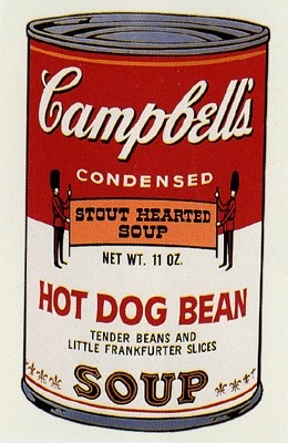 額装品/Sunday Bキャンベル缶Ⅱ Hot Dog Bean/ウォーホル 額装品/Sunday Bキャンベル缶Ⅱ Hot Dog Bean/ウォーホル