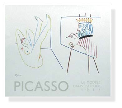 The Model in The Studio（パブロ ピカソ） ポスター販売のアズ 