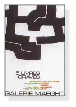 Cinq Livres Graves 1974（エドゥアルド チリーダ）【f】 ポスター販売 