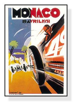 モナコグランプリ 1931年（ロベルト ファルクッチ） ポスター販売の