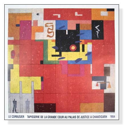Wandteppich Fur Chandigarh 1954（ル コルビジェ） ポスター販売の