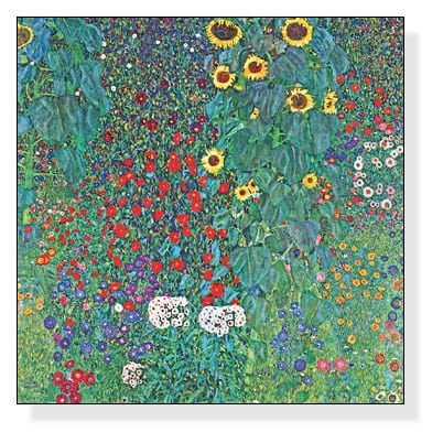 グスタフ・クリムト ヒマワリの咲く農家の庭