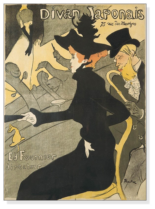 Le Divan Japonais（日本の長椅子）（アンリ ド トゥールーズ