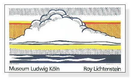 ロイ・リキテンスタイン 雲と海ポスター 70×120 ロイ・リキテンスタイン 雲と海ポスター 70×120 ロイ・リキテンスタイン 雲