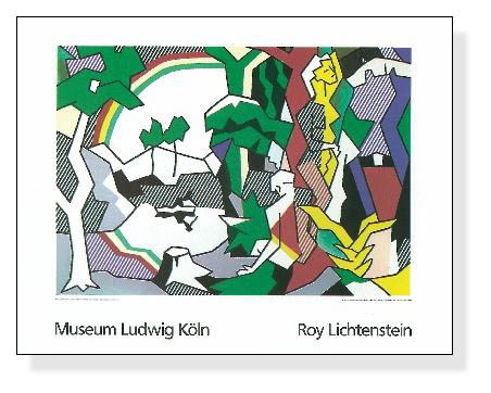 Landscape With Figures Lg（ロイ リキテンスタイン） ポスター販売の 