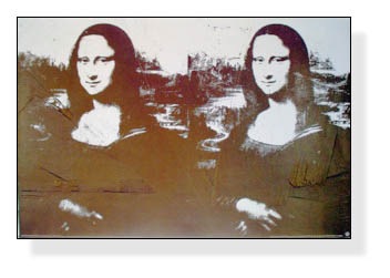 Two Golden Mona Lisas（アンディ ウォーホル）【f】 ポスター販売の 