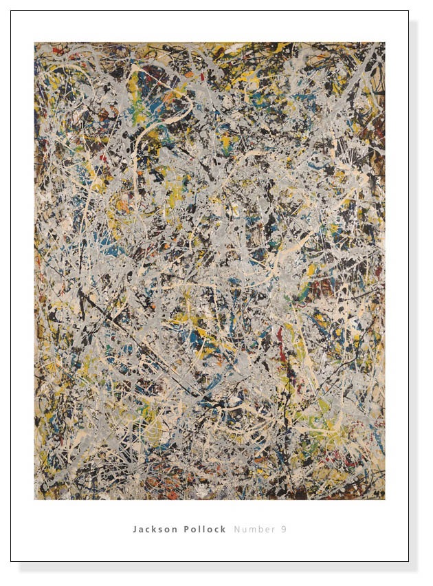 ジャクソン ポロック アートポスター Number 9 1949 Pollock Number 9 1949（ジャクソン ポロック） ポスター販売のアズ