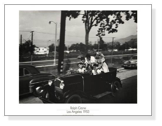 Joyriding Teenagers/ラルフ クレイン/ポスター Joyriding Teenagers、 Los Angeles、 1953（ラルフ クレイン