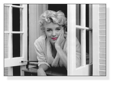 ⏰マリリン モンロー Pink Lips、 NYC、 1954（サム ショー） マリリン モンロー Pink Lips、 NYC、 1954（サム ショー