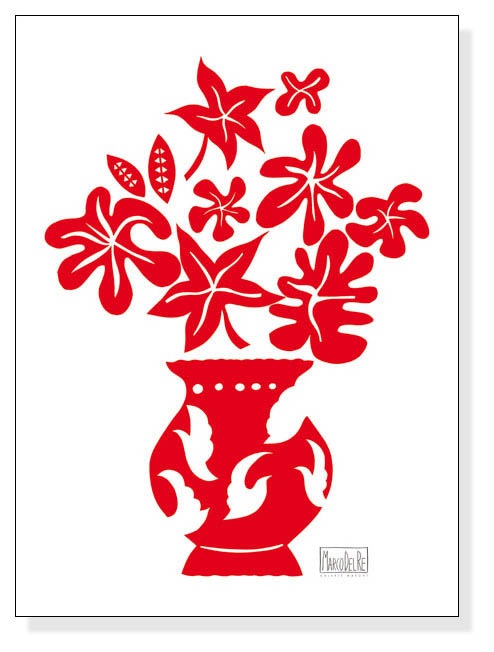 VASE IV ROUGE（マルコ） ポスター販売のアズポスター｜ポスター 