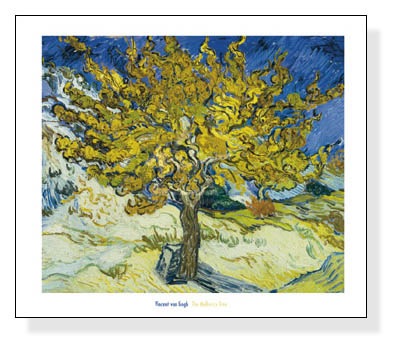 クワの木 1889（フィンセント ファン ゴッホ） ポスター販売のアズ