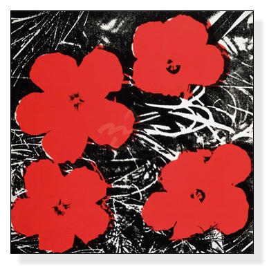 Flowers (Red) 1964/ウォーホル/ポスター