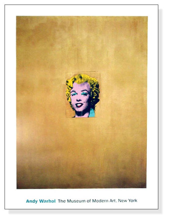 Gold Marilyn Monroe（アンディ ウォーホル） ポスター販売のアズ