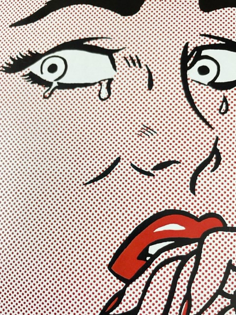 特別額装品/Crying Girl、 1963（ロイ リキテンスタイン） Amazon.co.jp: ポスター ロイ リキテンスタイン Crying Girl
