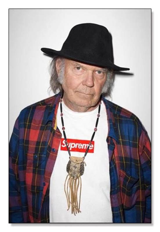 supreme ニールヤング ポスター 額装済み