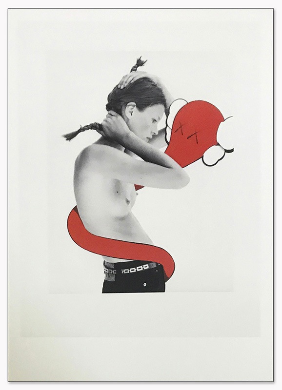 限定マット額装品4セット/Kaws and David Sims【 Kate Moss