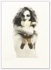 限定マット額装品4セット/Kaws and David Sims【 Kate Moss】（カウズ ブライアン・ドネリー）