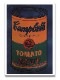 Colored Campbell Soup Can 1965 (blue & orange)（アンディ ウォーホル）